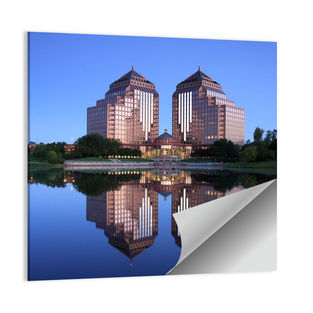 Carlson Towers at Dusk Wall Art