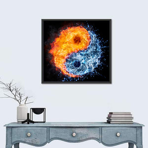 Fire & Water Ball Wall Art