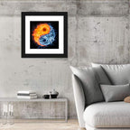 Fire and Water Yin Yang Wall Art