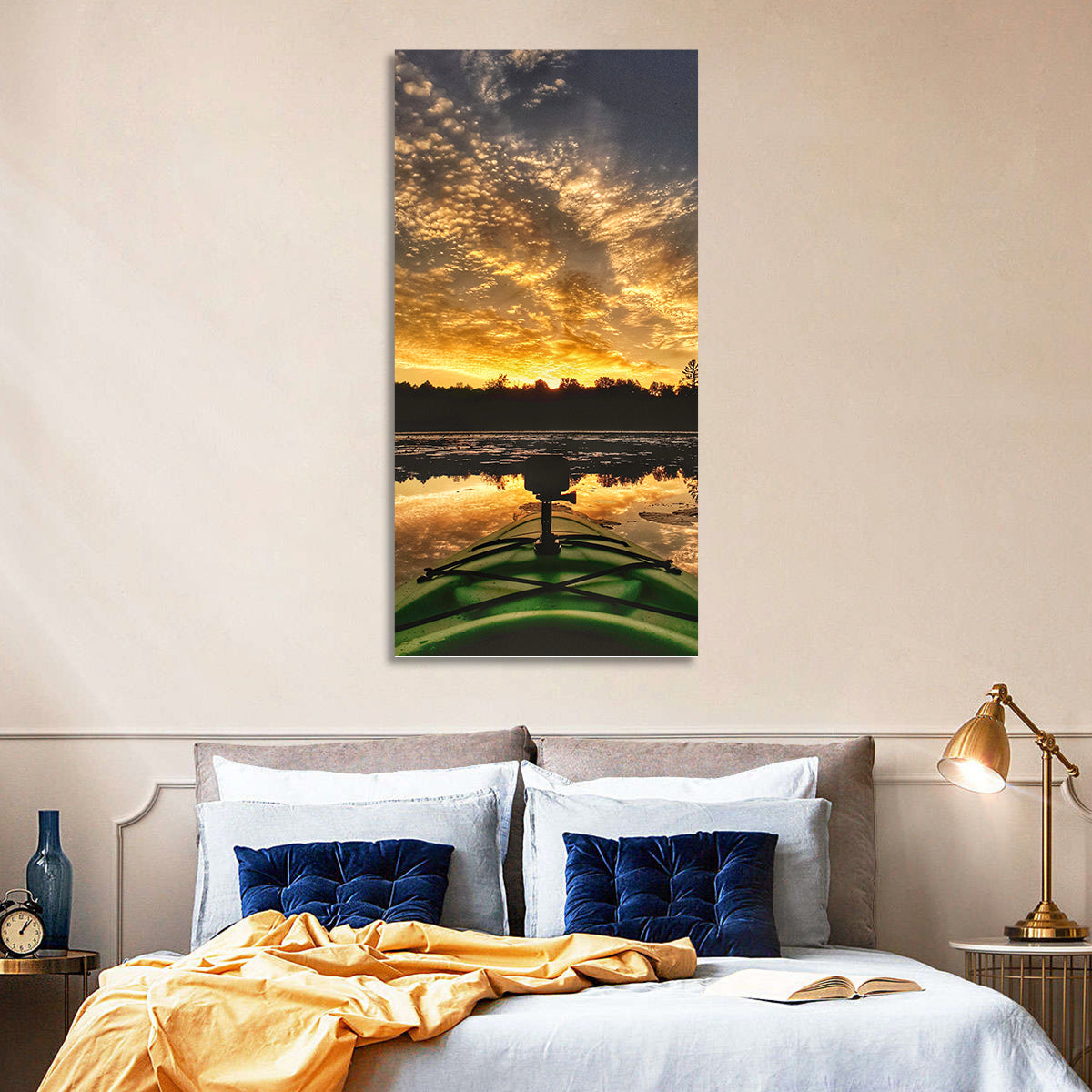 Beaver Dam Canada Sunset Wall Art