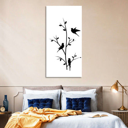 Birds on Branches Wall Art