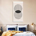 Boho Geometric Circles Wall Art