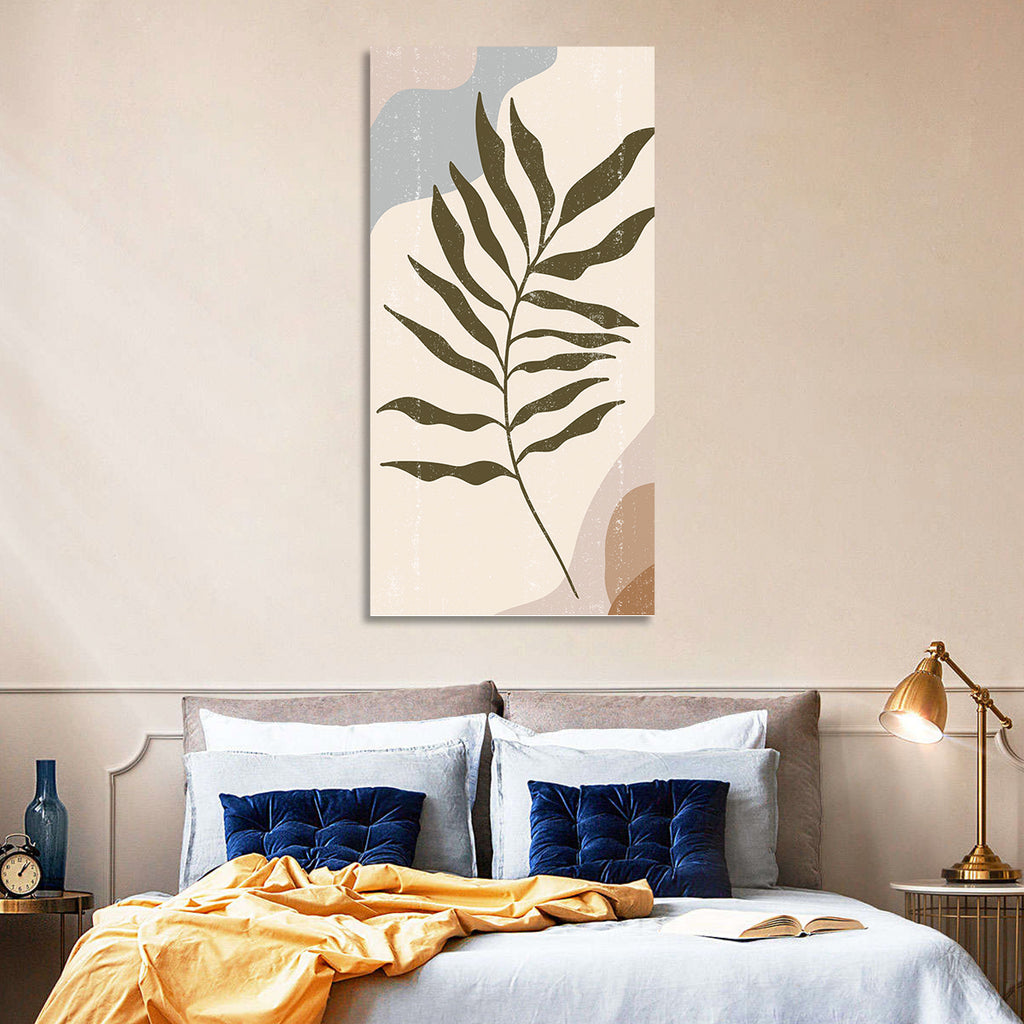 Minimalist Fern Leaf Study Wall Art