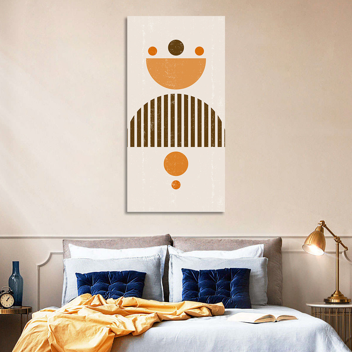Mid-century Moon and Sun Wall Art