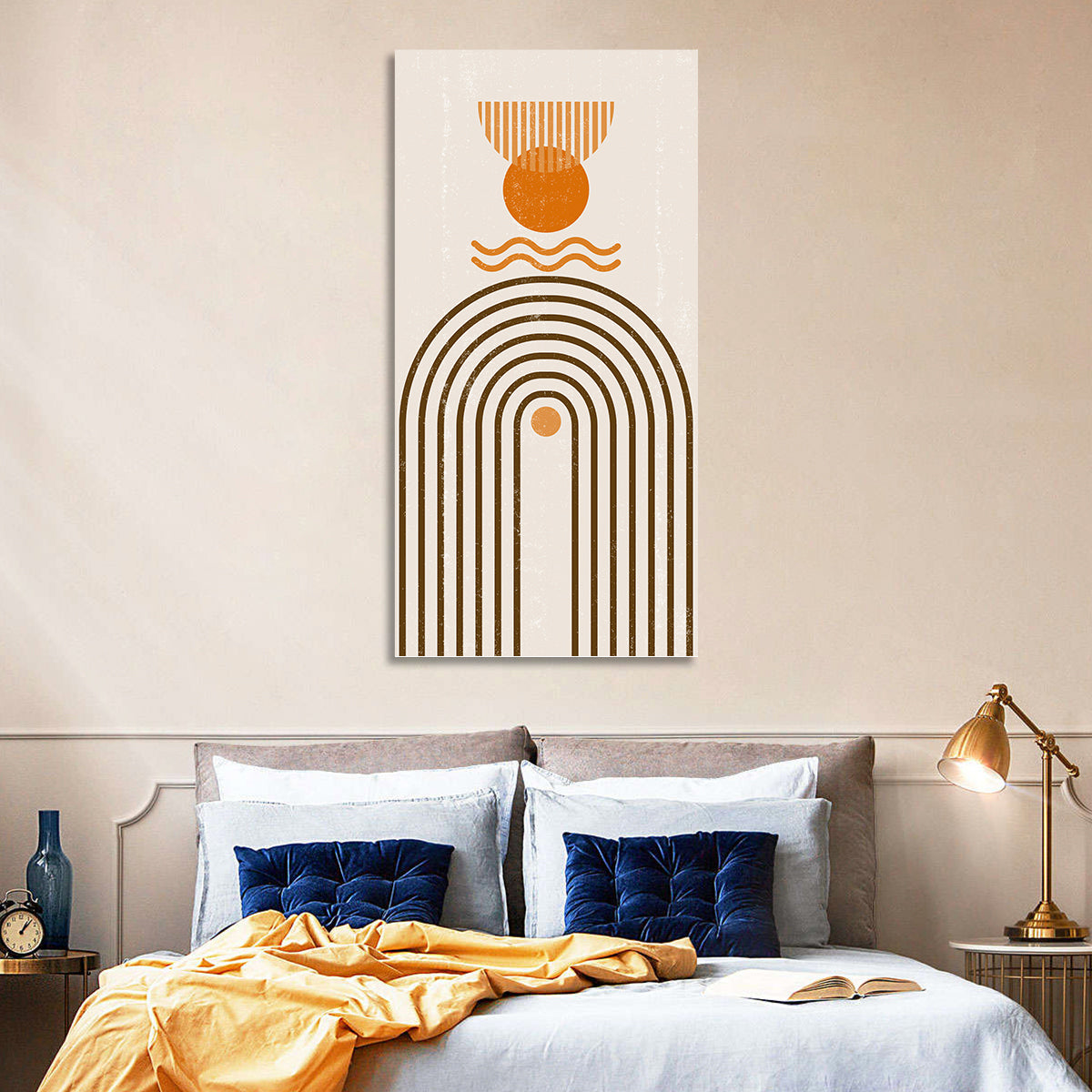 Concentric Arch Sun Wall Art