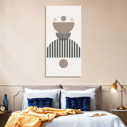 Stacked Sun and Moon Minimalist Wall Art