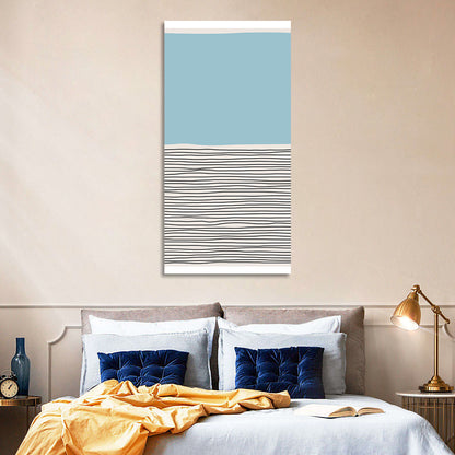 Blue Horizon Minimalist V Wall Art