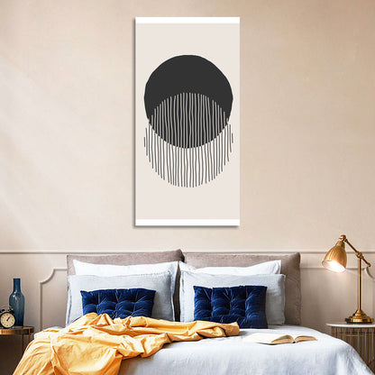 Moon Eclipse Minimalist Wall Art