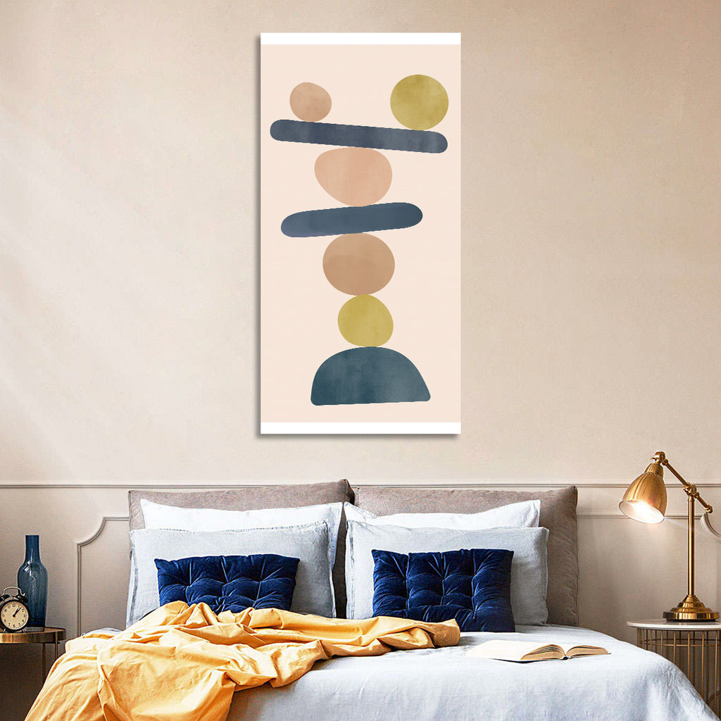 Balanced Stone Stack Wall Art