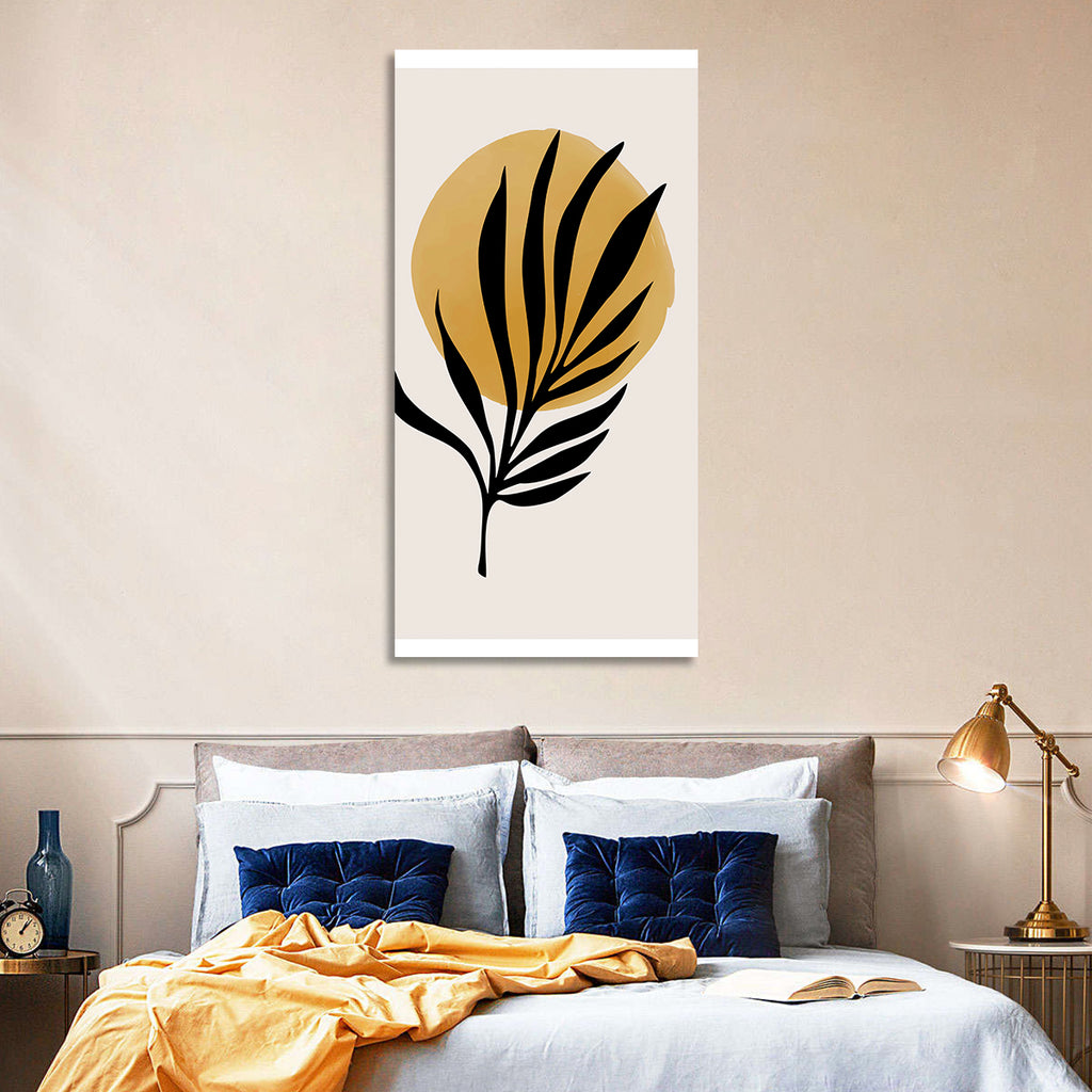 Shining Sun Palm Leaf Wall Art