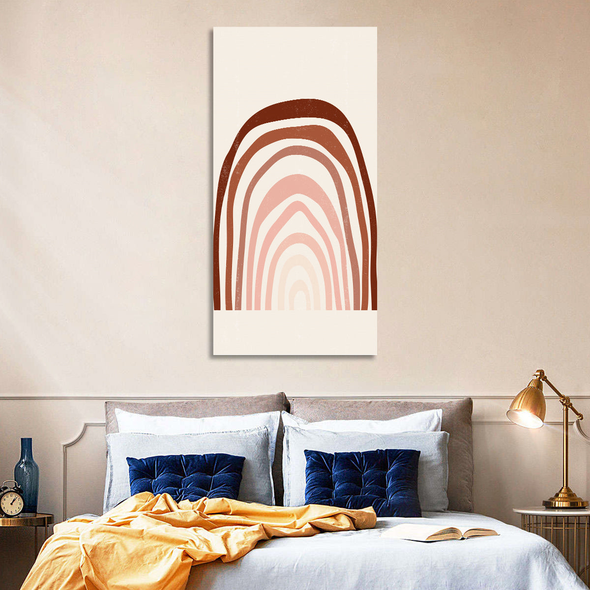 Muted Rainbow Arches Wall Art