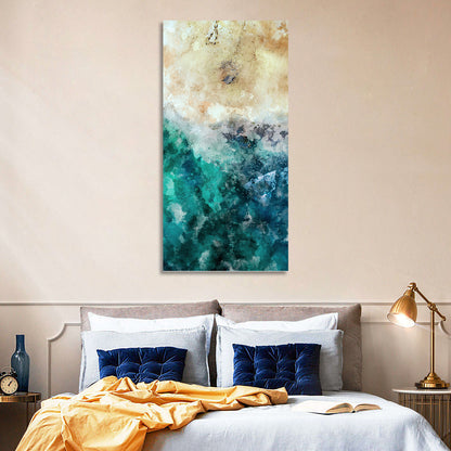 Aerial Beach Abstract Wall Art