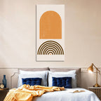 Burnt Sunrise Arch Study Wall Art