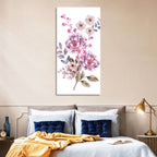 Lavender Watercolor Bouquet Wall Art