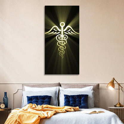 Medical Corps Caduceus Emblem Wall Art
