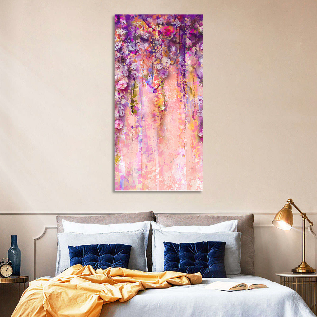 Cascading Wisteria Vines Wall Art