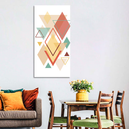 Layered Scandinavian Geometric Abstract Wall Art