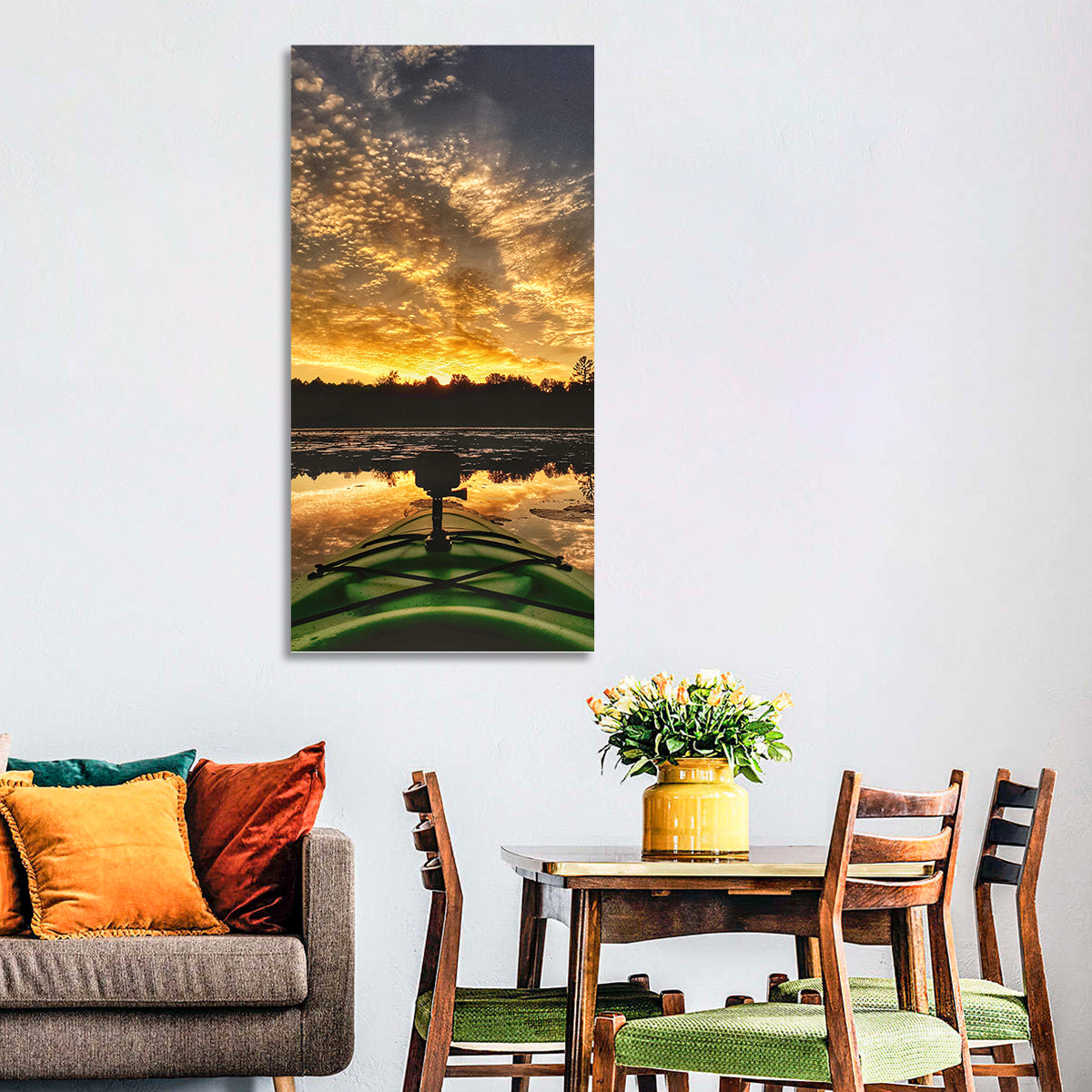 Beaver Dam Canada Sunset Wall Art
