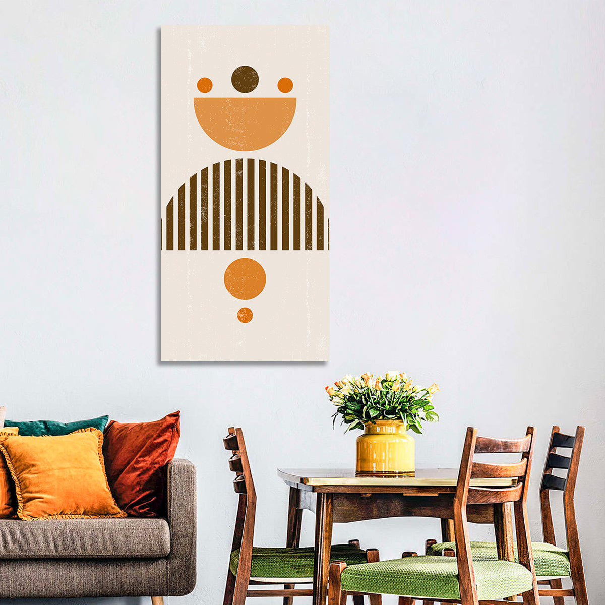 Mid-century Moon and Sun Wall Art