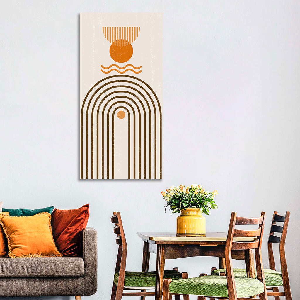 Concentric Arch Sun Wall Art