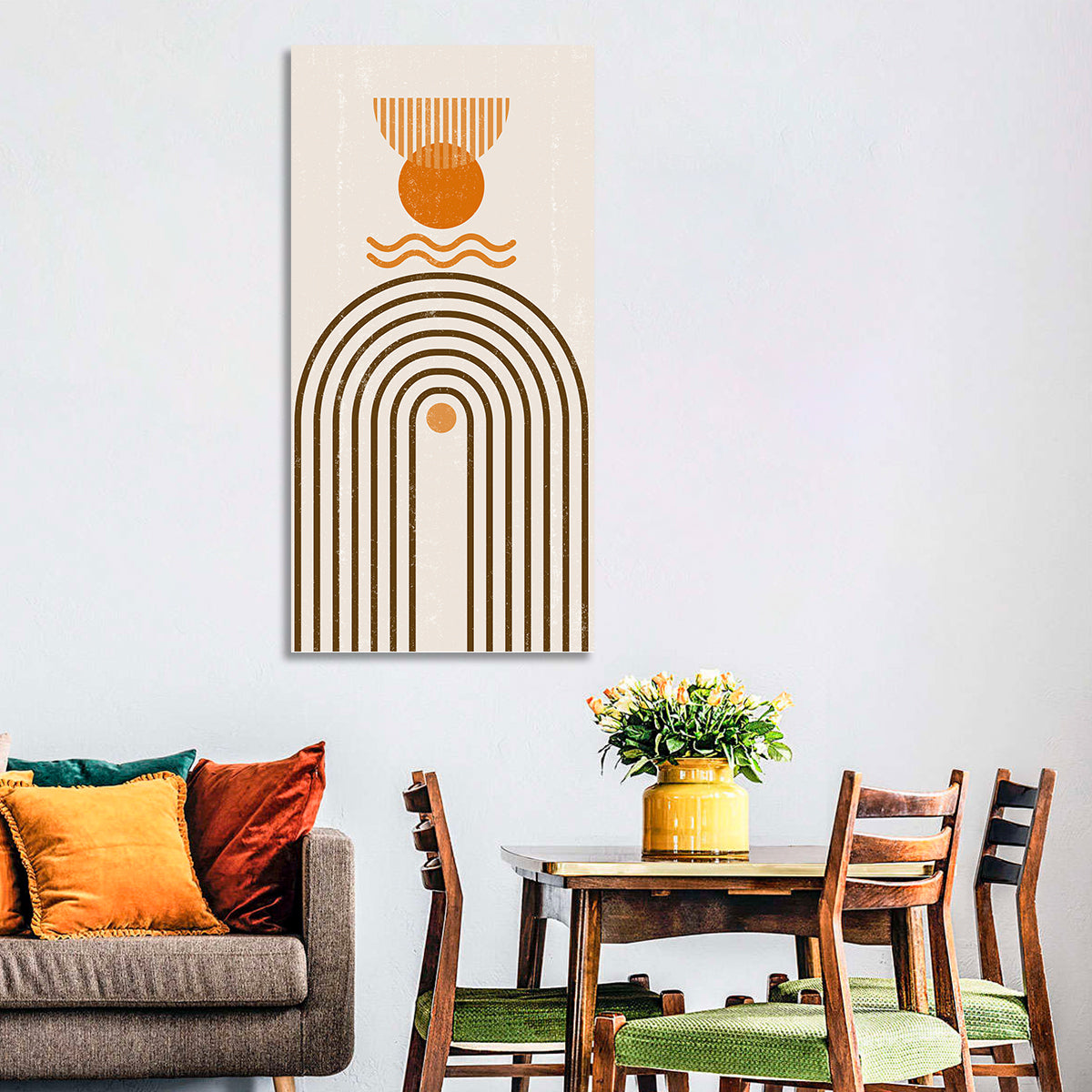 Concentric Arch Sun Wall Art