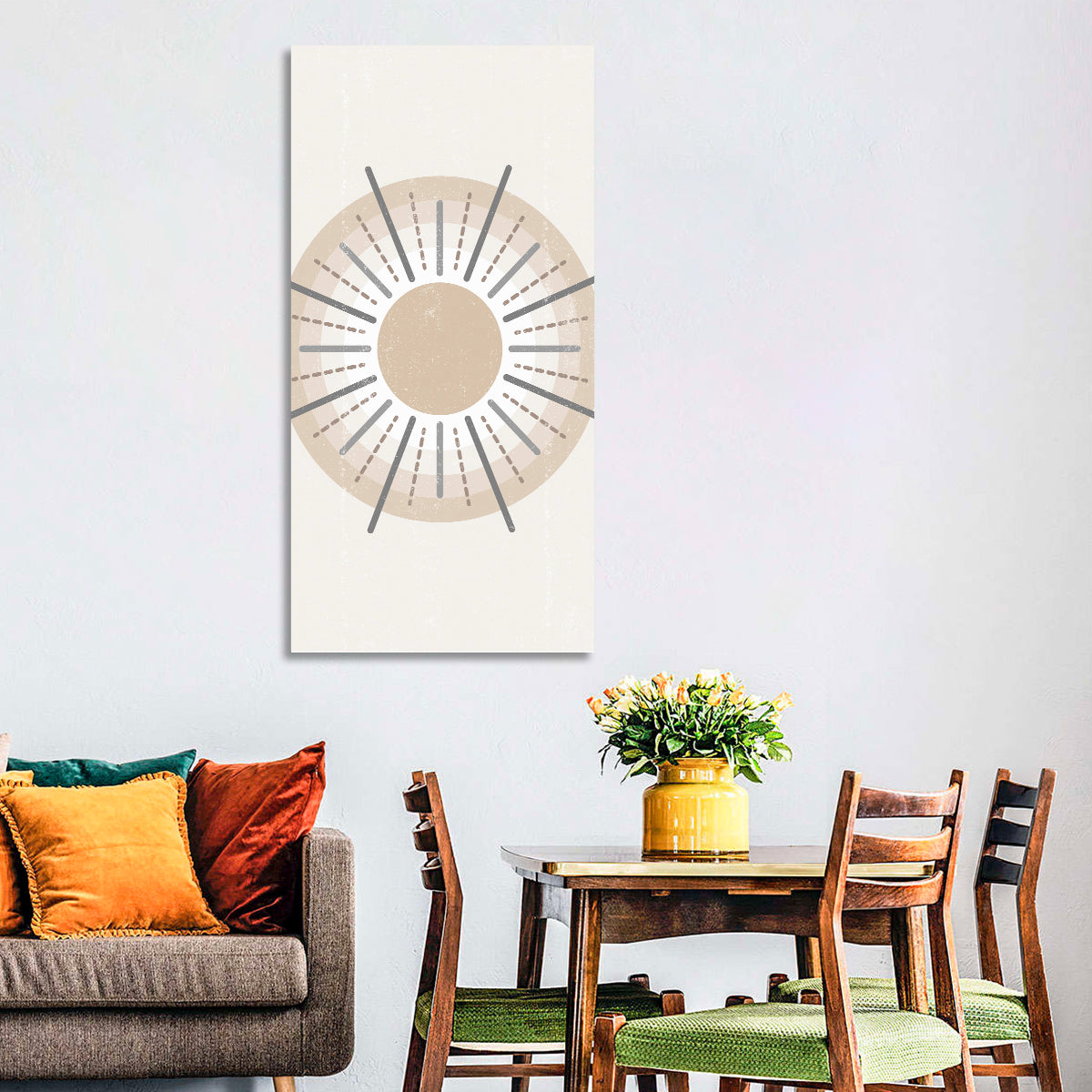 Sun Boho Minimalist III Wall Art