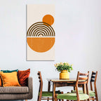 Semicircle Sunrise Study Wall Art