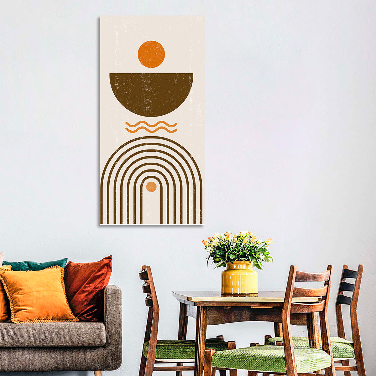 Earth Tone Rainbow Arch Wall Art
