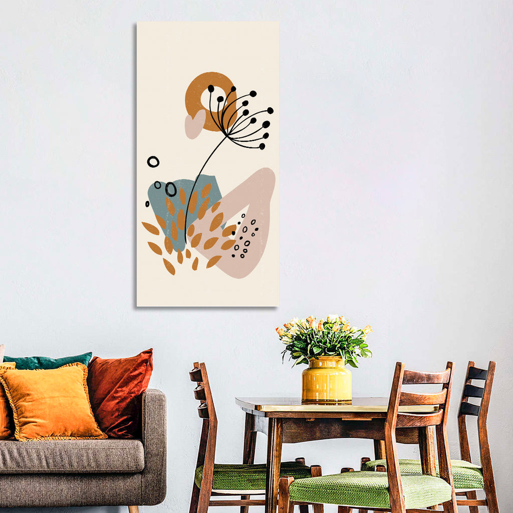 Minimalist Botanical Line Flower Wall Art