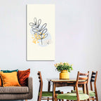 Falling Leaves Illustration Wall Art