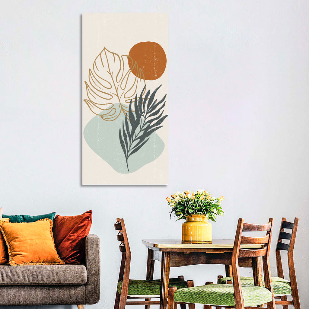 Shadowed Leaves Wall Art