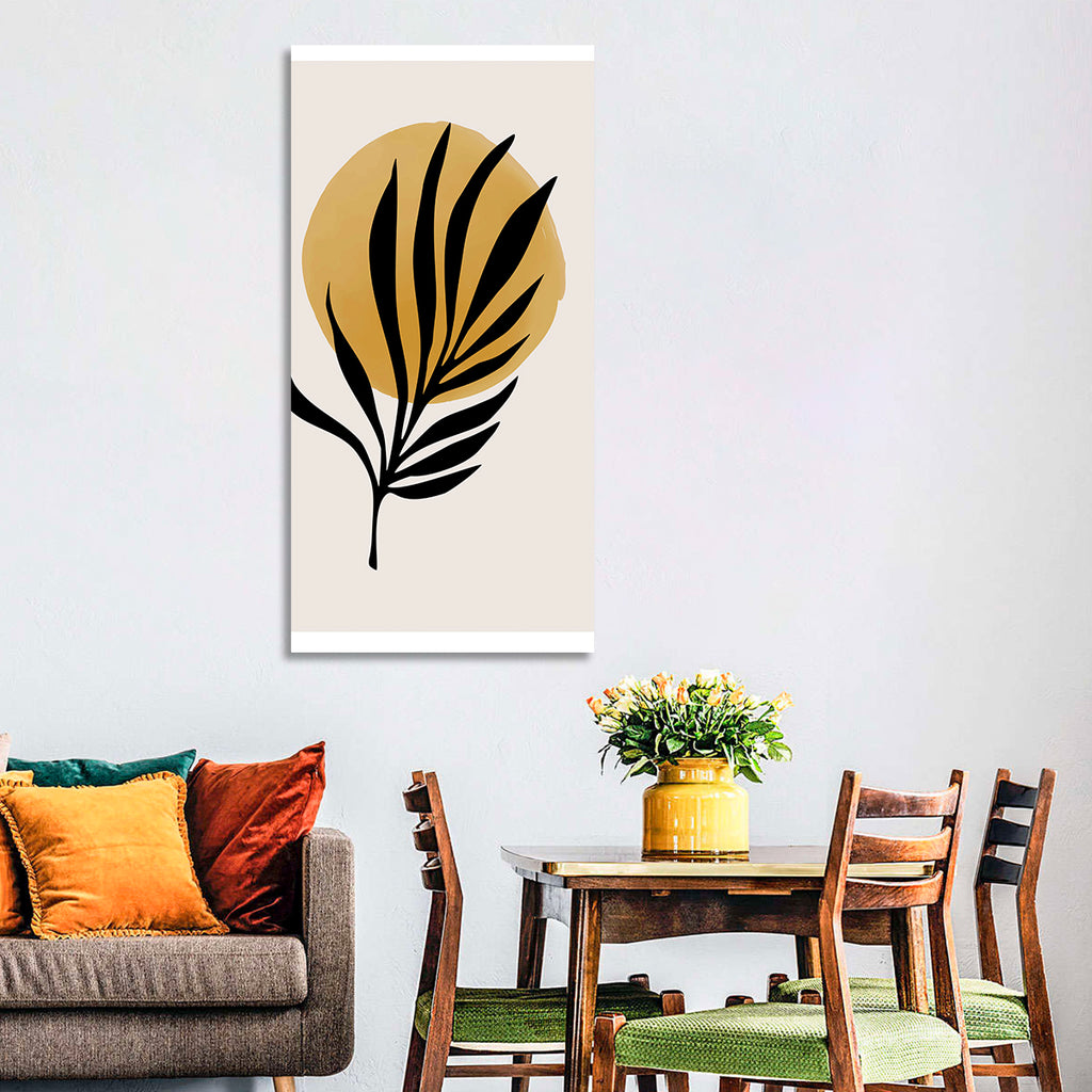 Shining Sun Palm Leaf Wall Art
