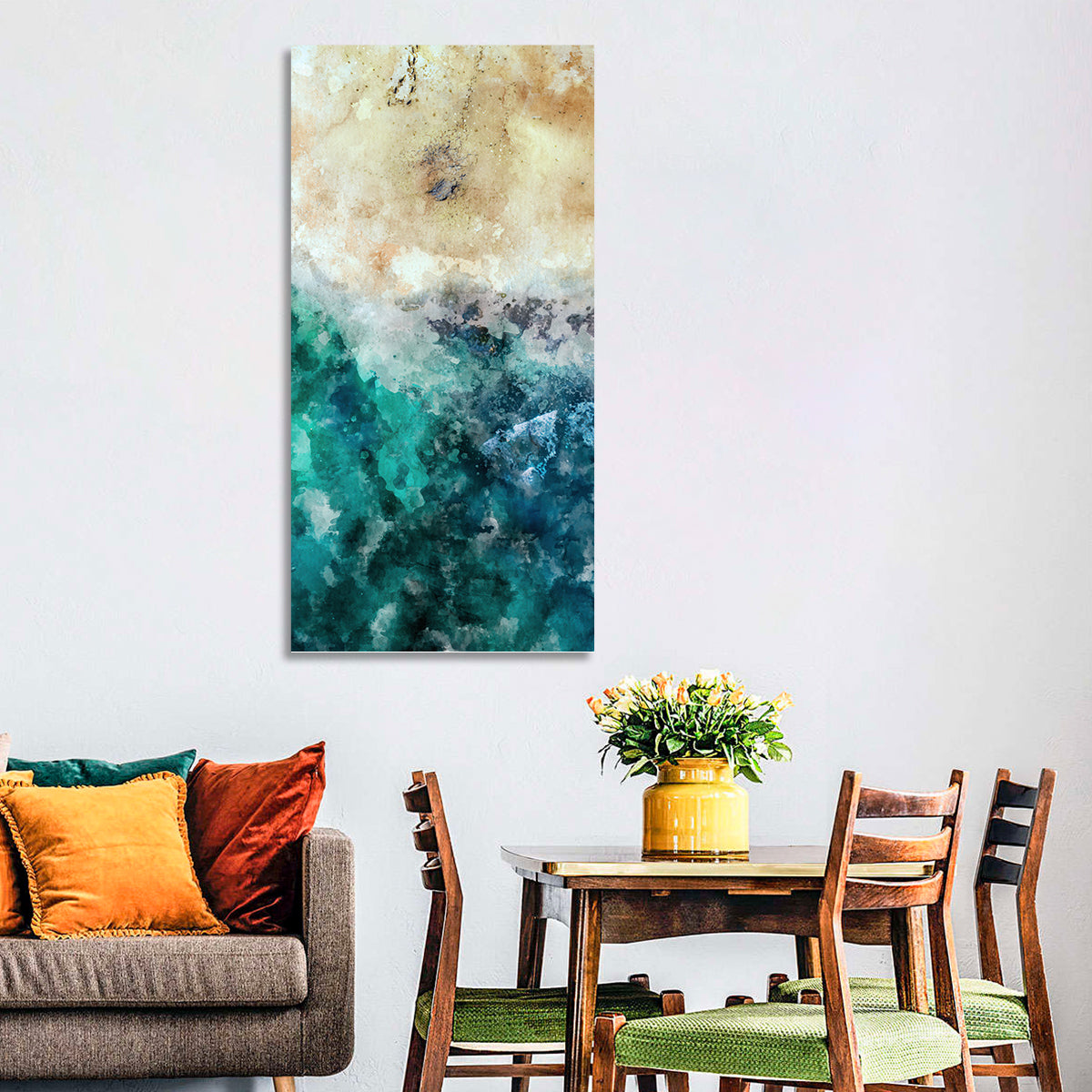 Aerial Beach Abstract Wall Art