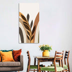 Tropical Boho Leaf Arches Wall Art
