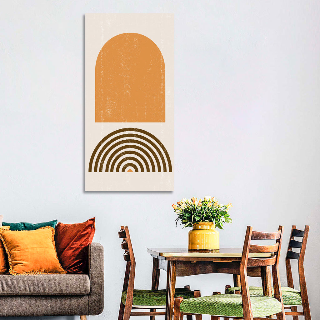 Burnt Sunrise Arch Study Wall Art