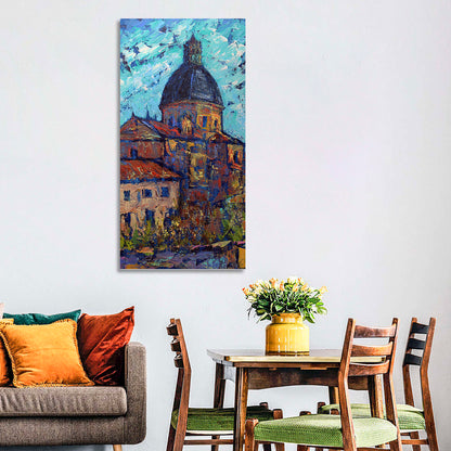 Salamanca Cathedral Dome Study Wall Art