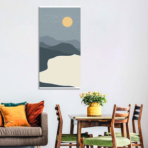 Sandy Mountains Minimalist Wall Art