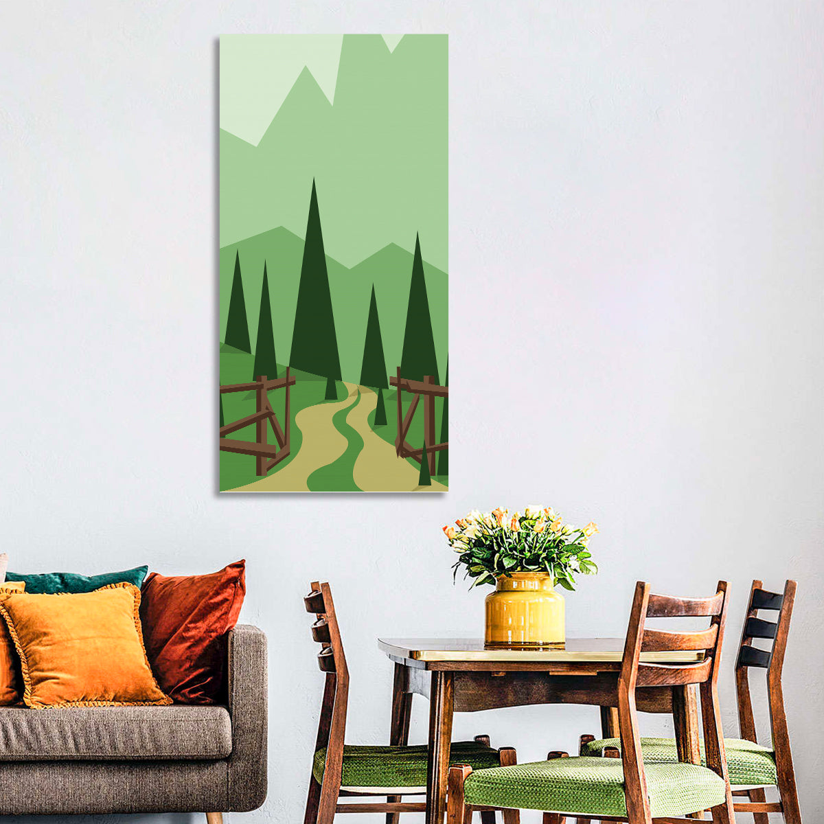 Winding Forest Path Wall Art