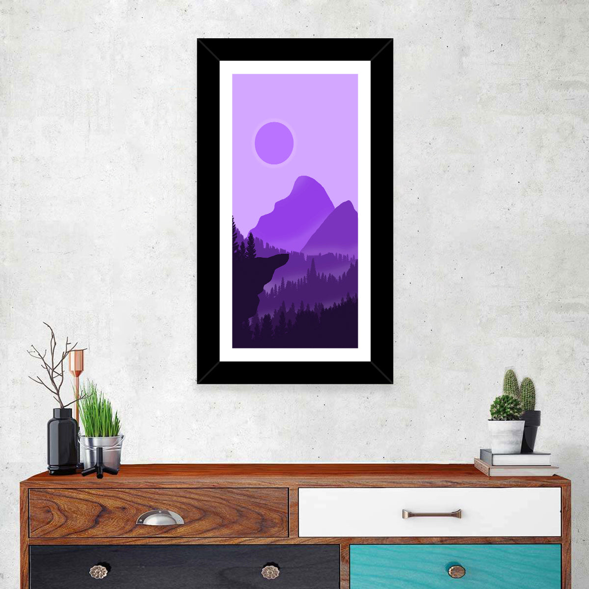 Purple Mountain Dusk Wall Art