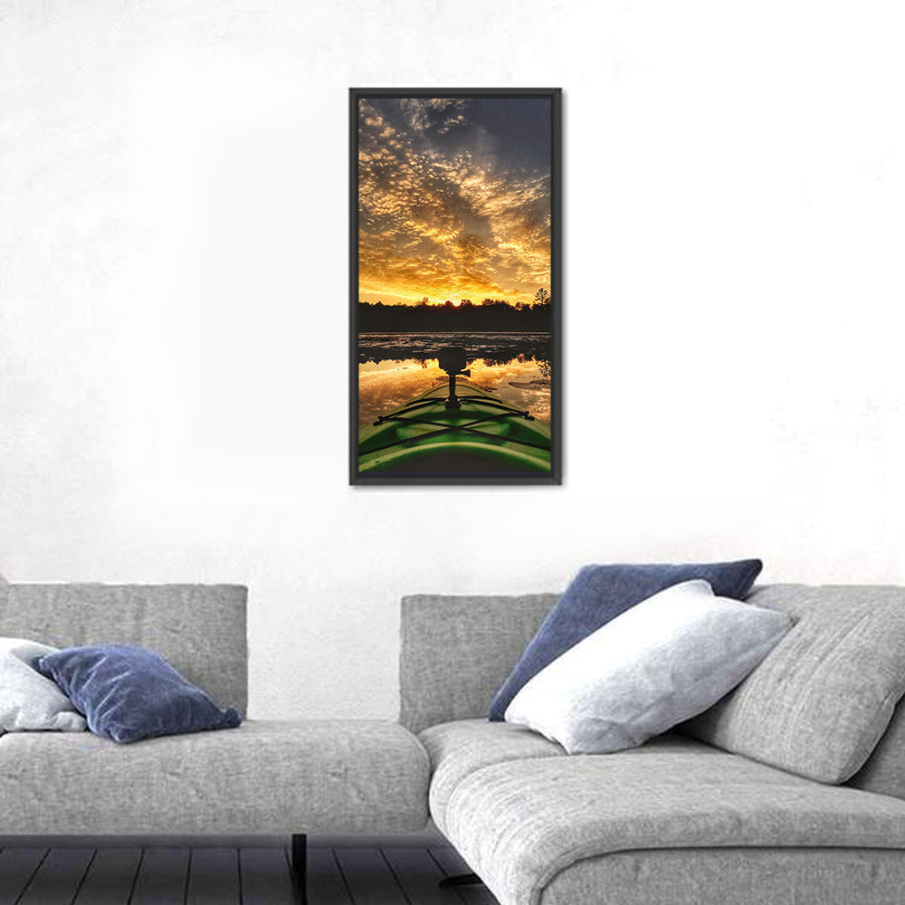 Beaver Dam Canada Sunset Wall Art