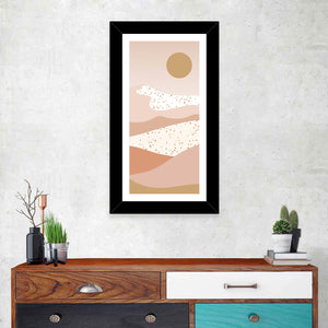 Desert Hills Minimalist Wall Art