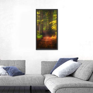 Autumn Forest Pathway Wall Art