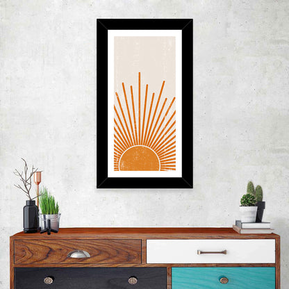 Sun Boho Minimalist II Wall Art