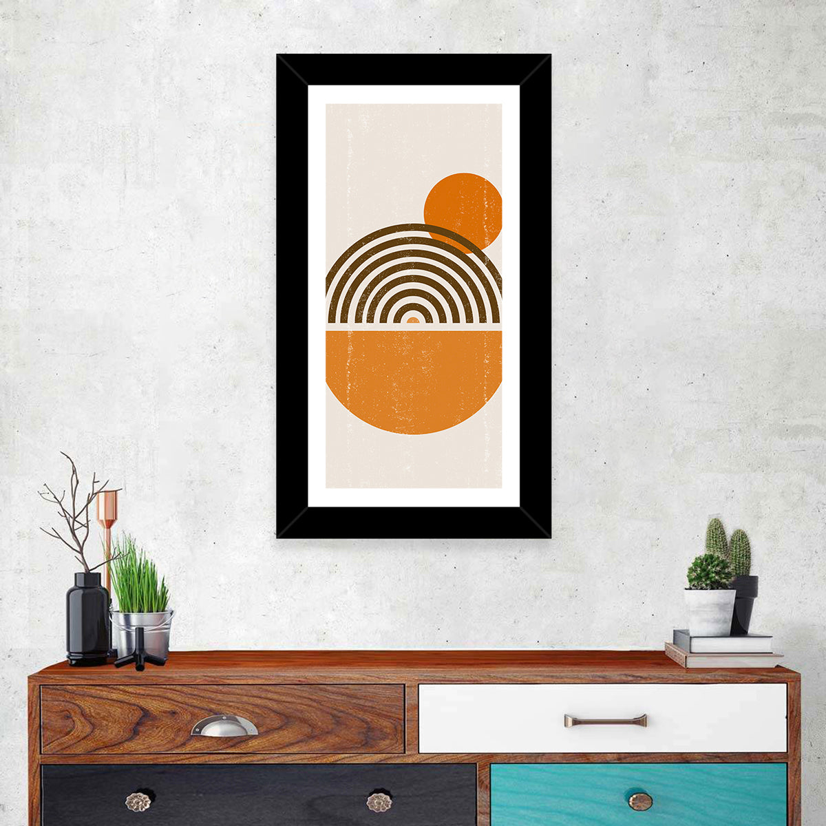 Semicircle Sunrise Study Wall Art