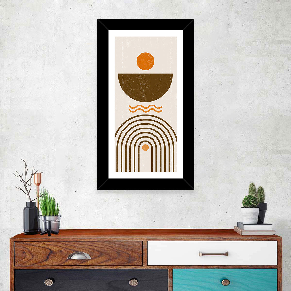 Earth Tone Rainbow Arch Wall Art