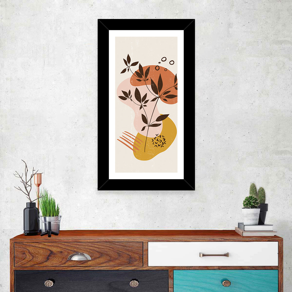 Mid-century Botanical Minimalist Wall Art