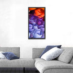 Geometric Paper Flowers Wall Art