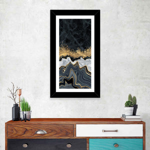 Black Gold River Wall Art