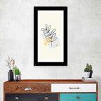 Falling Leaves Illustration Wall Art