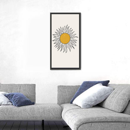 Textured Boho Sun Wall Art